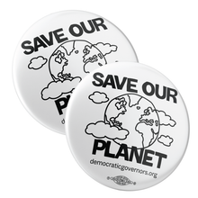 Load image into Gallery viewer, Save Our Planet Button Pack