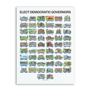 Elect Democratic Governors Poster