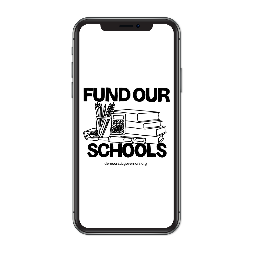 Free Fund Our Schools Phone Background