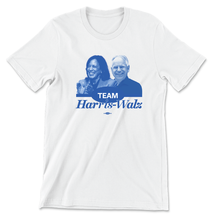 Team Harris-Walz White Tee