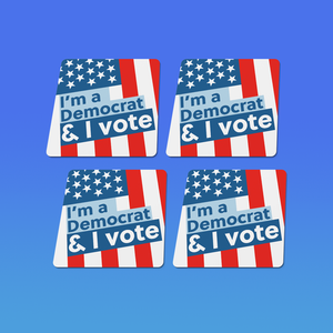 I’m a Democrat and I vote Sticker Pack